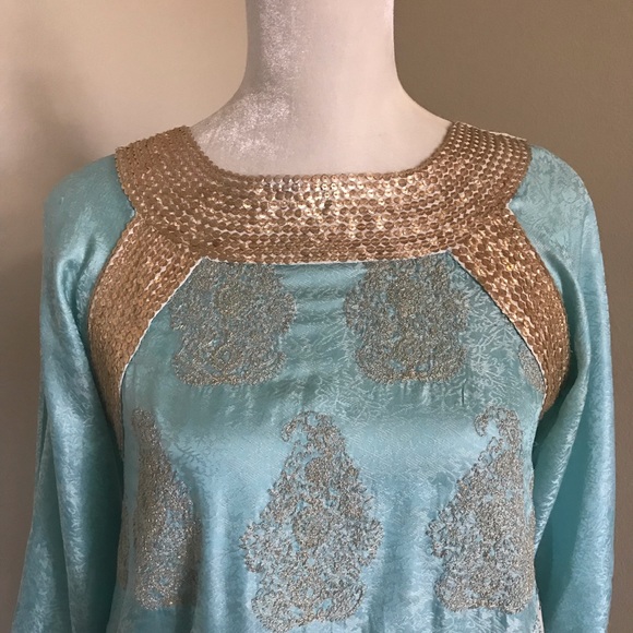 ❗️SOLD❗️3p 💯pure silk,indian pakistani - Picture 4 of 8